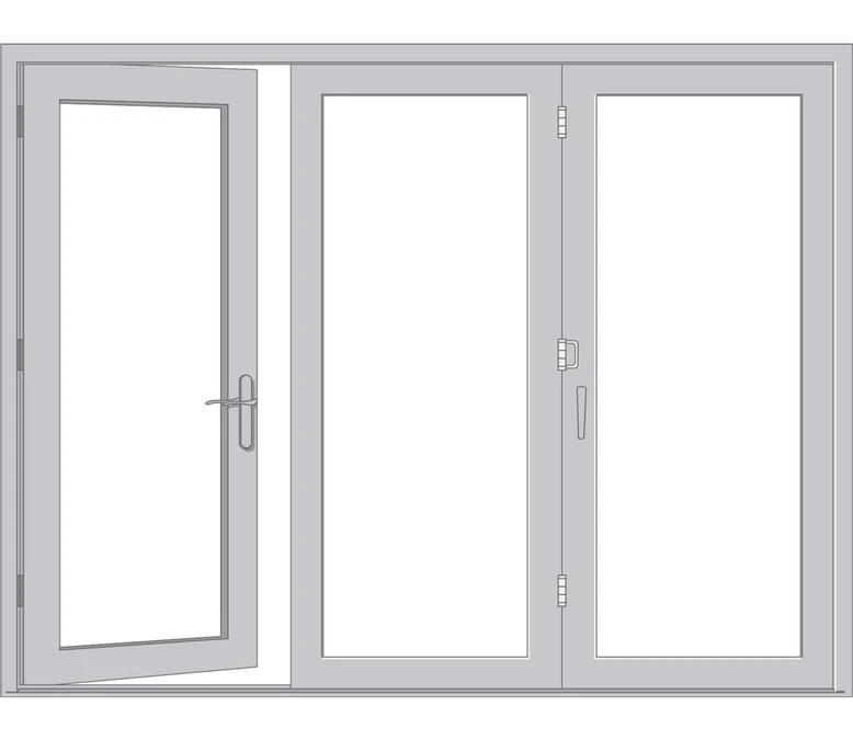 Denver Pella Architect Reserve Series Contemporary Bifold Patio Door